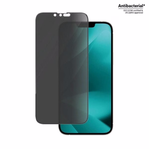 PanzerGlass Ultra-Wide Fit Karastatud klaas Antibacterial Privaatsus jaoks iPhone 14 Plus/13 Pro Max