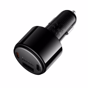 Autolaadija Hoco Z69B, USB-A + 2 × USB-C, PD QC3.0, 57 W, must