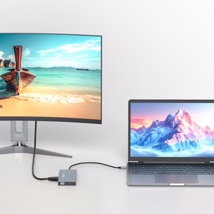 USB-C Hub 14 in 1 Wozinsky WDS03Y5S Multifunctional, Aluminum, jaoks 3 Monitors, with 15 cm Kaabel - Hall
