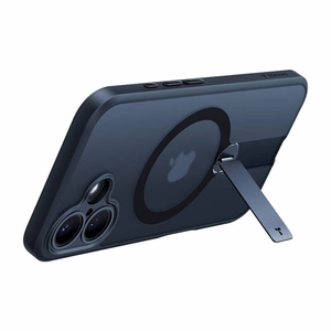 Torras Pstand Spin ümbris iPhone 16 Plus'ile (must)