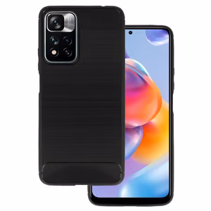 Back Ümbris CARBON jaoks XIAOMI REDMI NOTE 11 PRO PLUS 5G Must