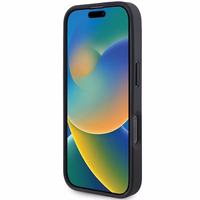 Mercedes MB Wood Imitation Leather MagSafe Ümbris jaoks iPhone 16 Pro Max - tumesinine