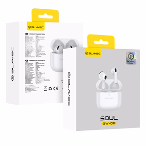 Blavec Bluetooth TWS Kõrvaklapid BW-06 Soul (BW06S-W) valge