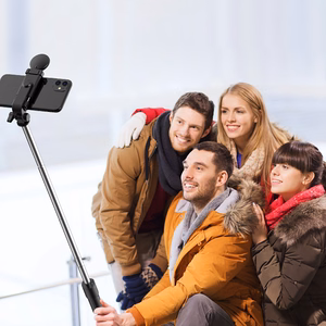 Selfipulk WR1YXS teleskoopstatiiv 0.71m rõngaslambiga - must
