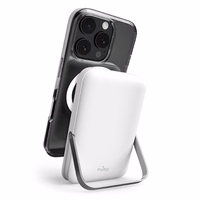 Puro 10000mAh MagSafe juhtmevaba energiapank alumiiniumist alusega - valge