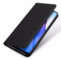 Dux Ducis Skin Pro ümbris Oppo Reno 8 Pro flip cover kaardi rahakoti stend must