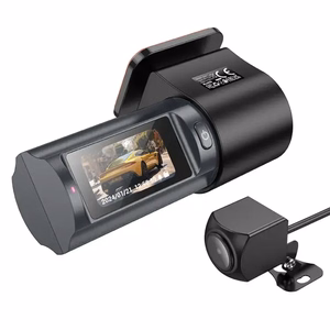 Dash cam for car Hoco with screen 1,47" 2K + rear camera 720P/25fps DV8 black