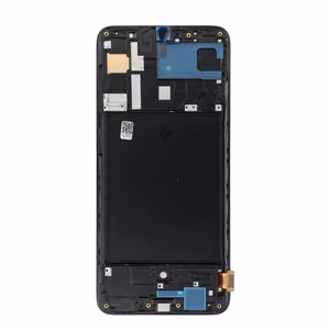 OLED LCD-дисплей REWA с рамкой для SAMSUNG A70, черный