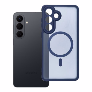 Чехол для Samsung S26 PLUS Full Matte Mag Cover совместимый с MagSafe синий