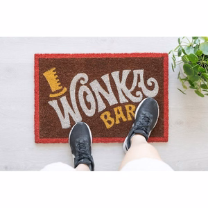 Willy Wonka Wonka Bar uksematt, 40 × 60 cm