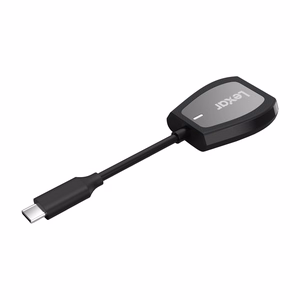 Lexari kahe pesaga SD/microSD-mälukaardilugeja, USB-C