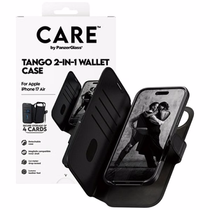 CARE by PanzerGlass Feature Tango 2in1 Wallet Ümbris MagSafe jaoks iPhone Air - Must