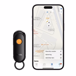 Apple Find Myga ühilduv taskulambiga lokaator Hoco E99 must