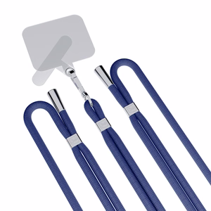 3mk EasyClip telefoni kaelapael, tumesinine (hõbedased detailid)