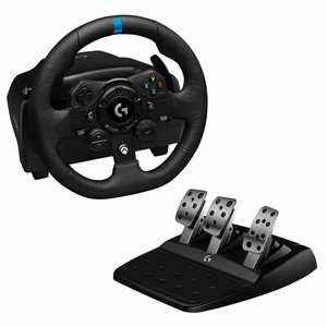 Logitech G G923 võidusõidurool ja pedaalid Xbox X|S, Xbox One ja PC jaoks