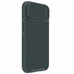 Nillkin Textured S ümbris iPhone 14-le, soomustatud kate koos kaamerakattega, roheline