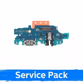 Laadimisport ühilduv Samsung A145F A14 flexiga / Plata (Service Pack)
