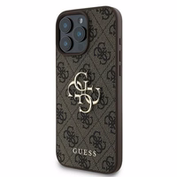 GUESS ümbris jaoks IPHONE 16 Pro GUHCP16L4GMGBR (4G PU Big Logo) brown