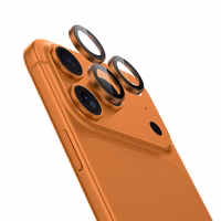 Benks Tempered glass DR Sapphire Lens Protector on camera jaoks Iphone 17 Pro/17 Pro Max (lens 3 pieces) oranž