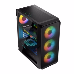 Logic PORTOS ARGB MINIDI USB 3.0 корпус черный
