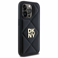 DKNY Quilted Stack Logo iPhone 14 Pro Max Ümbris - Must