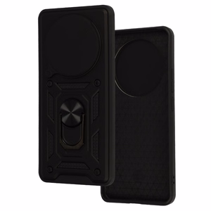 Slide Camera Armor Ümbris jaoks Realme 14 Pro Plus 5G must