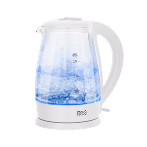 TEESA elektriline klaasveekeetja, 2200 W, valge, 1,7 l