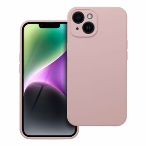 Ümbris Silikoon 2mm jaoks IPHONE 14 sand roosa