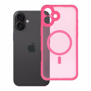 FULL MATTE MAG COVER Ümbris compatible with MagSafe jaoks IPHONE 16 Plus roosa