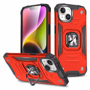 Wozinsky Ring Armor iPhone 15 Plus iPhone 15 Plus Ring Armor Ümbris - punane