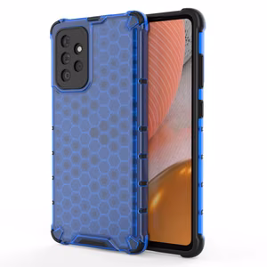 Honeycomb Case soomuskaitse TPU kaitsekattega Samsung Galaxy A72 4G sinine
