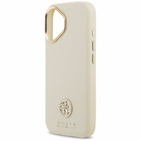 Guess Grained Strass Logo MagSafe ümbris jaoks iPhone 17 - beige