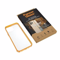 PanzerGlass ClearCase Antibacterial Military Grade Certified Ümbris jaoks iPhone 13 Pro Max - Läbipaistev Kollane