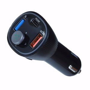 ART FM-transmitter bluetooth 5.0 + USB A QC3.0 + Typ C (kokku 30W) FM-73 must