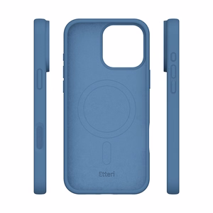 Etteri Silicone Mag ümbris iPhone 16 Pro 6,3" tumesinine