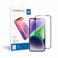 Karastatud klaas to iPhone 13 / 13 PRO / 14 / 16e (SE 4 2025) (full glue) sinine Star 5D must