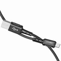 Acefast kaabel MFI USB - Lightning 1.2m, 2.4A must (C1-02 must)
