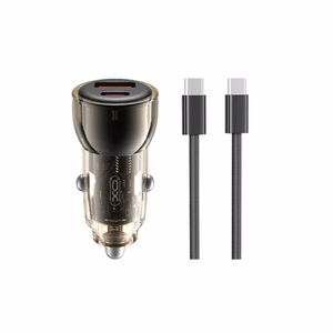 Car laadija XO CC60 USB-A/USB-C 60W sinine