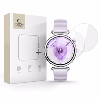 Tech-Protect Glass Fit+ 2-pack karastatud klaas jaoks Huawei Watch GT 6 41mm - läbipaistev