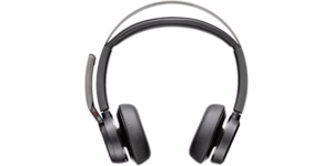 HP Poly Voyager Focus 2-M USB-C-C kõrvaklapid USB-C/A adapter laadimisalus