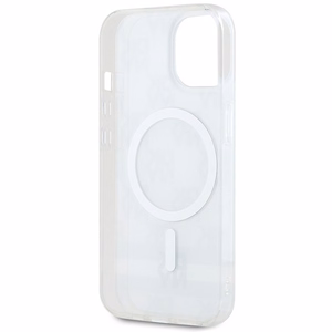 DKNY IML Checkered Mono Pattern & Printed Stripes MagSafe Ümbris jaoks iPhone 15 Plus / 14 Plus - Beige