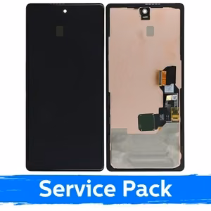 LCD ekraan ühilduv Google Pixel 6A must raamiga (Service Pack)