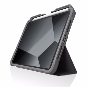Усиленный чехол STM Dux Plus с держателем Apple Pencil для iPad mini (A17 Pro, 2024) / iPad mini 6 (2021), MIL-STD-810H, чёрный