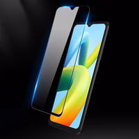 Dux Ducis 9D Karastatud klaas Ekraanikaitse jaoks Xiaomi Redmi A2 / Redmi A1 9H with must Frame