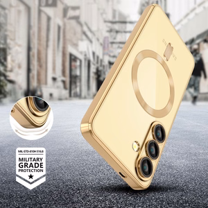 Tech-Protect MagFlex MagSafe Ümbris jaoks Samsung Galaxy A56 5G - Läbipaistev Kuldne