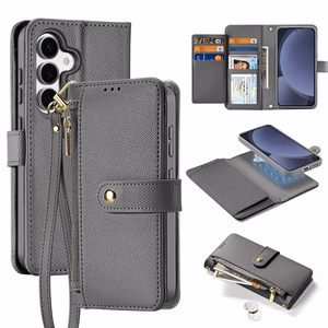 Dux Ducis Lawa Leather Ümbris jaoks Samsung Galaxy S25+ with Detachable Magnetic Wallet - hall