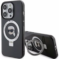 Karl Lagerfeld KLHMP15XHMRSKHK iPhone 15 Pro Max 6.7" must/must hardcase Ring Stand Karl Head MagSafe