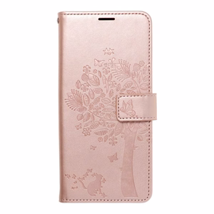 MEZZO Book ümbris jaoks XIAOMI Redmi Note 10 Pro tree rose kuldne