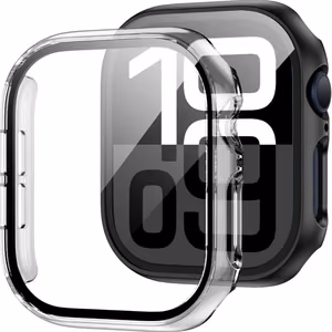 Чехол Tech-Protect Defense360 с закалённым стеклом для Apple Watch 10 (46mm) - прозрачный