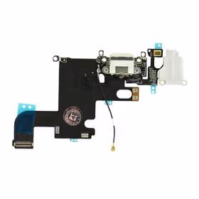 iPhone 6 4,7" Lightning Connector and Headphone Jack - space valge